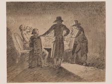 Figures in Interior, between 1745 and 1790. Creator: Gottlieb Welte