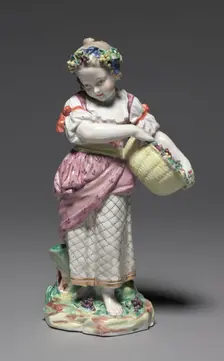 Figures of the Four Seasons, c. 1775. Creator: Bristol Porcelain Factory (British)