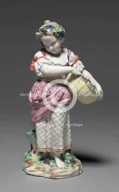 Figures of the Four Seasons, c. 1775. Creator: Bristol Porcelain Factory (British).