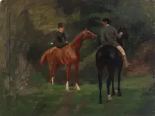 Figures on Horseback, n.d. Creator: Eliphalet Frazer Andrews