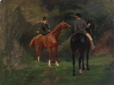 Figures on Horseback, n.d. Creator: Eliphalet Frazer Andrews