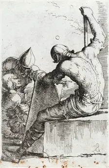Figurine: A Warrior, between c1656 and c1657. Creator: Salvator Rosa