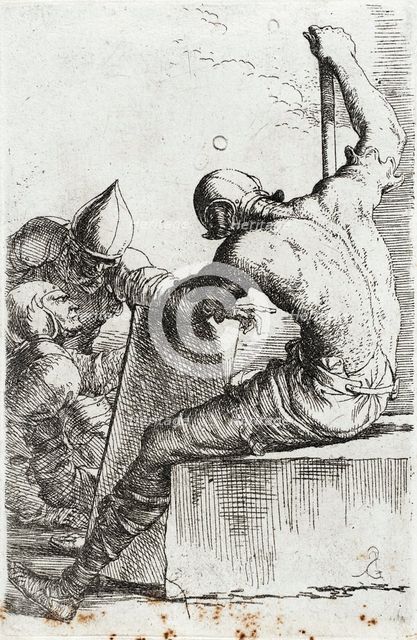 Figurine: A Warrior, between c1656 and c1657. Creator: Salvator Rosa.