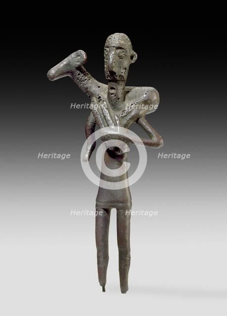 Figurine, Bronze Age, Late (Nuraghic; Sardinia), 8th century BC. Artist: Unknown.