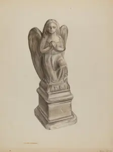 Figurine, c. 1937. Creator: Mina Lowry