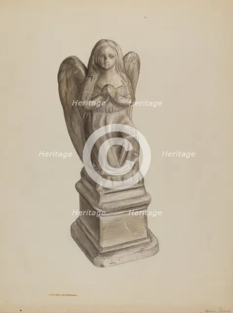 Figurine, c. 1937. Creator: Mina Lowry.