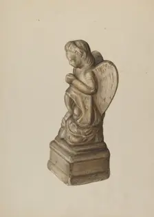 Figurine, c. 1940. Creator: Mina Lowry
