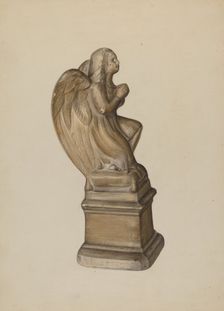 Figurine, c. 1940. Creator: Mina Lowry