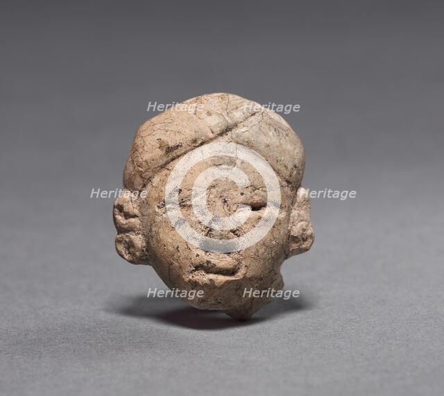 Figurine Head, c. 600-200 BC. Creator: Unknown.