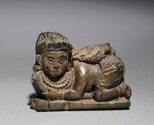 Figurine of a Crouching Woman, 900-800 BC. Creator: Unknown
