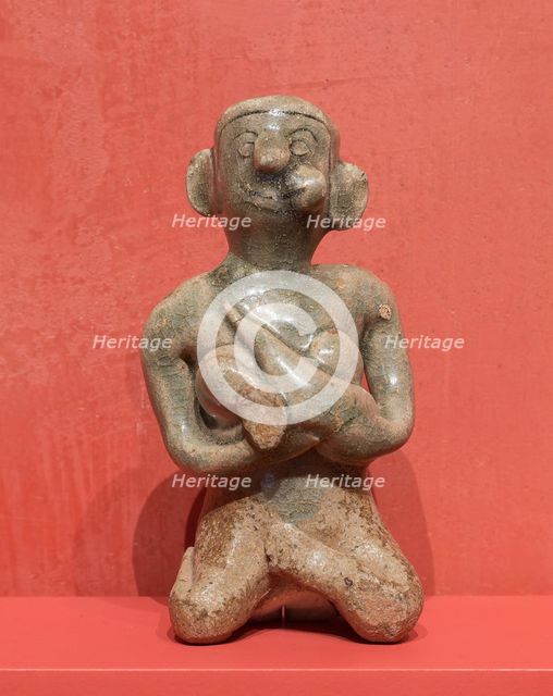 Figurine of a Mother and Child, 14th/16th century. Creator: Unknown.