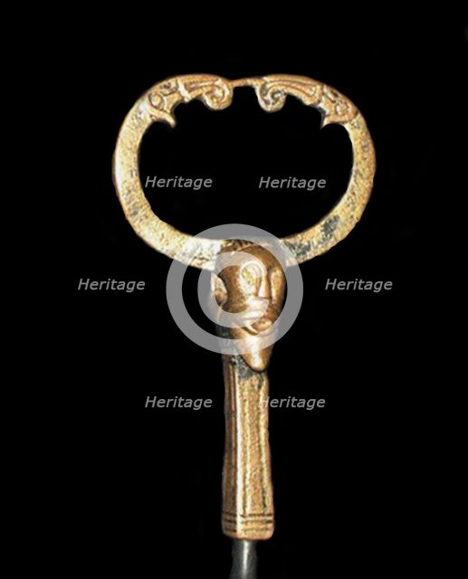 Figurine of a Norse god, probably Odin (from Staraya Ladoga), 751-775.