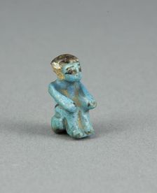 Figurine of a Seated Man, Egypt, Middle Kingdom? (about 2055-1650 BCE). Creator: Unknown