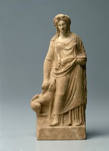 Figurine of Demeter with Pig, 400s BC. Creator: Unknown