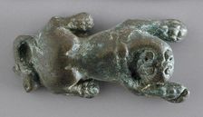 Figurine of Seated Lion with Turned Head, Late Roman Period-early Islamic Period (400-800 CE)... Creator: Unknown