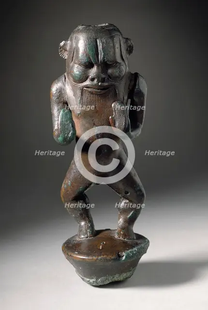 Figurine of the God Bes, 711-657 B.C.. Creator: Unknown.