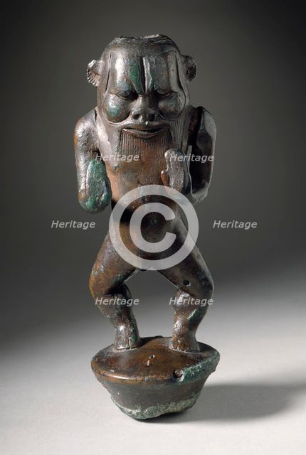 Figurine of the God Bes, 711-657 B.C.. Creator: Unknown.