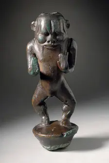 Figurine of the God Bes, 711-657 B.C.. Creator: Unknown