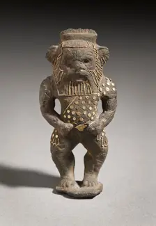 Figurine of the God Bes, Third Intermediate Period (1081-711 B.C.). Creator: Unknown