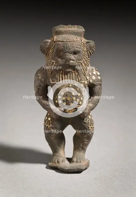 Figurine of the God Bes, Third Intermediate Period (1081-711 B.C.). Creator: Unknown.