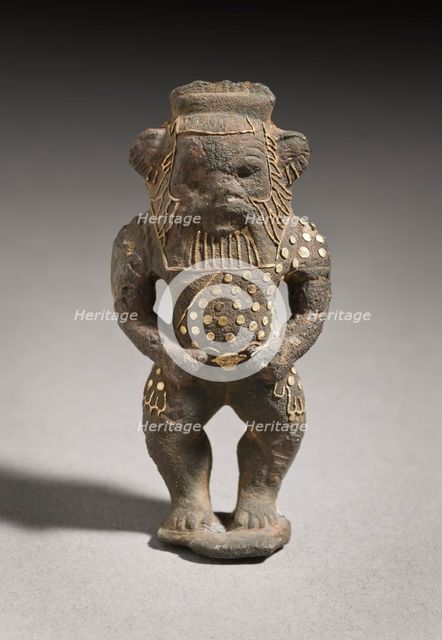 Figurine of the God Bes, Third Intermediate Period (1081-711 B.C.). Creator: Unknown.