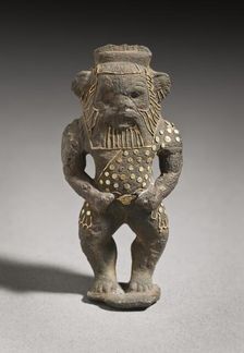 Figurine of the God Bes, Third Intermediate Period (1081-711 B.C.). Creator: Unknown