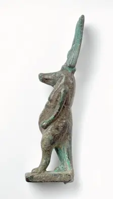 Figurine of the Pregnant Hippo Goddess Taweret, Late Period-Ptolemaic Period (664-30 BCE). Creator: Unknown