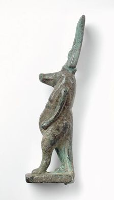 Figurine of the Pregnant Hippo Goddess Taweret, Late Period-Ptolemaic Period (664-30 BCE). Creator: Unknown