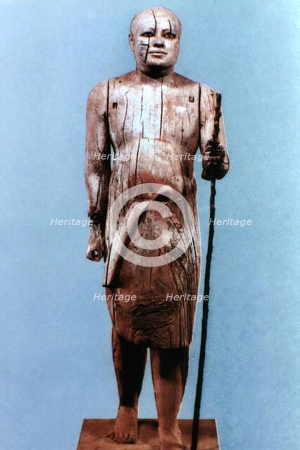 Figurine Statue, Egypt, 5th Dynasty. Artist: Unknown