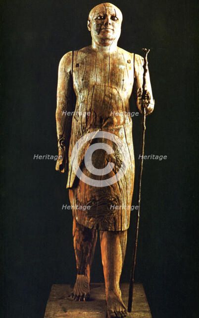 Figurine Statue, Egypt, 5th Dynasty. Artist: Unknown