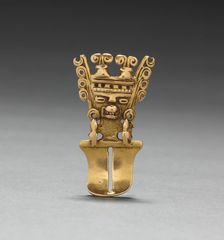 Figurine Pendant, c. 400-1000. Creator: Unknown