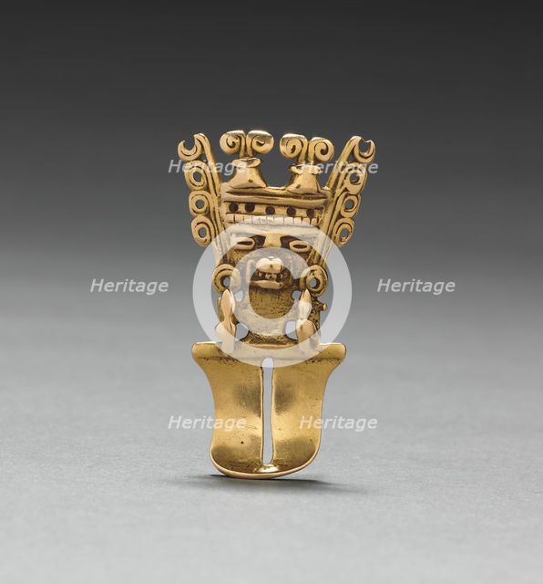 Figurine Pendant, c. 400-1000. Creator: Unknown.