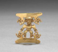 Figurine Pendant, c. 700-1550. Creator: Unknown