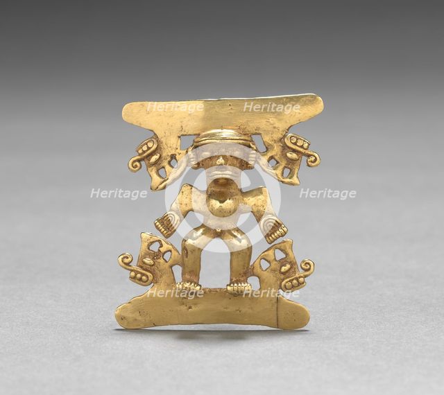 Figurine Pendant, c. 700-1550. Creator: Unknown.