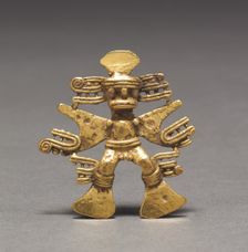 Figurine Pendant, c. 700-1550. Creator: Unknown