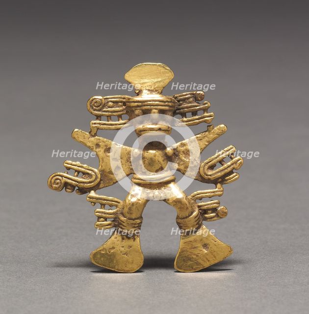 Figurine Pendant, c. 700-1550. Creator: Unknown.