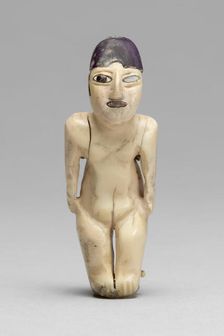 Figurine with Inlay, 180 B.C./A.D. 500. Creator: Unknown