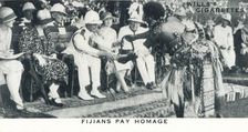 Fijians Pay Homage 1927 (1937). Creator: Unknown