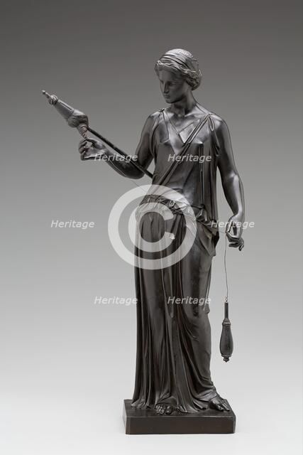 Filatrice, 1850. Creator: Henry Kirke Brown.