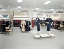 Filene's, business in North Shore Shopping Center, Peabody, Massachusetts, 1957. Creator: Gottscho-Schleisner, Inc