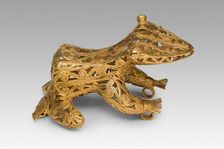 Filigree Pendant in the Form of a Frog or Toad, A.D. 500/1000. Creator: Unknown