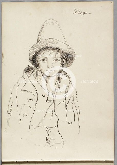 Filippo, 1832. Creator: Thomas Cole.