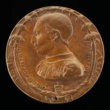 Filippo de Medici, Archbishop of Pisa, 1462-1474 [obverse]. Creator: Bertoldo di Giovanni