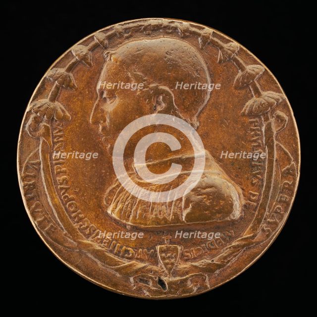 Filippo de' Medici, Archbishop of Pisa, 1462-1474 [obverse]. Creator: Bertoldo di Giovanni.