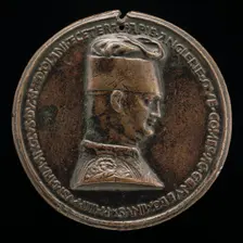 Filippo Maria Visconti, 1392-1447, Duke of Milan 1412 [obverse], c. 1441. Creator: Pisanello
