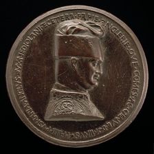 Filippo Maria Visconti, 1392-1447, Duke of Milan 1412 [obverse], c. 1441. Creator: Pisanello
