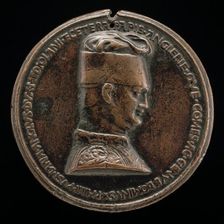Filippo Maria Visconti, 1392-1447, Duke of Milan 1412 [obverse], c. 1441. Creator: Pisanello