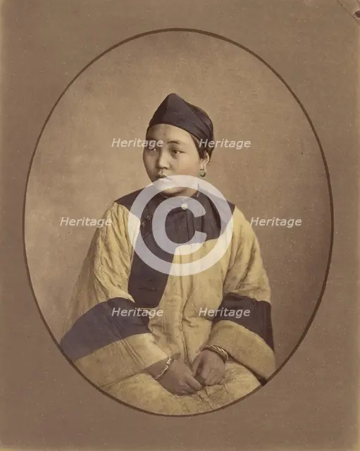 Fille de Lanxchow, 1870s. Creator: Baron Raimund von Stillfried.