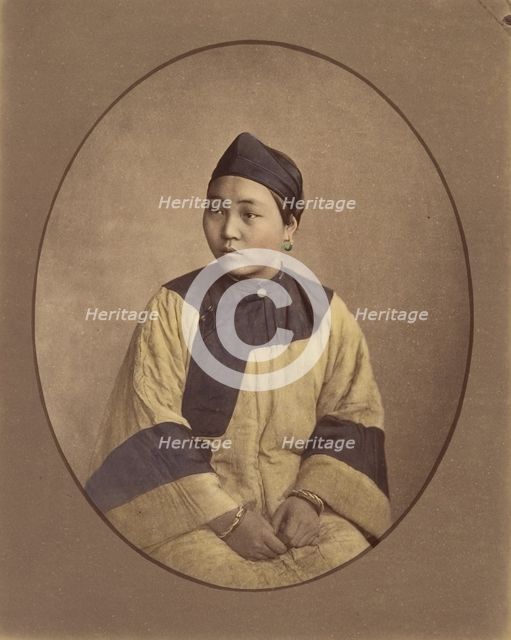Fille de Lanxchow, 1870s. Creator: Baron Raimund von Stillfried.