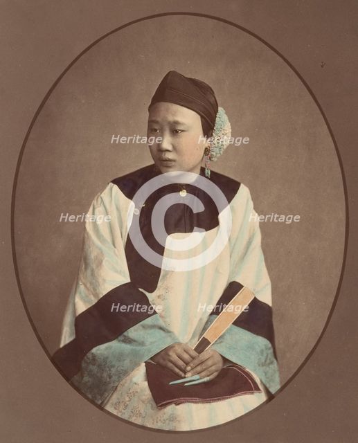 Fille de Lanxchow, 1870s. Creator: Baron Raimund von Stillfried.
